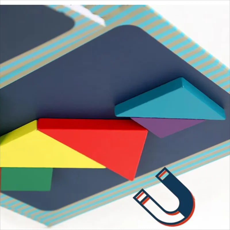 Montessori Magnetic Tangram Book