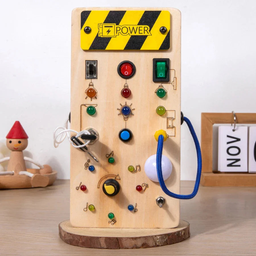 Montessori Wooden Switch Board