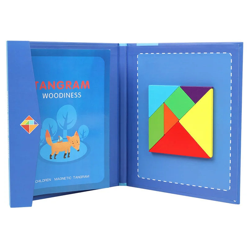 Montessori Magnetic Tangram Book